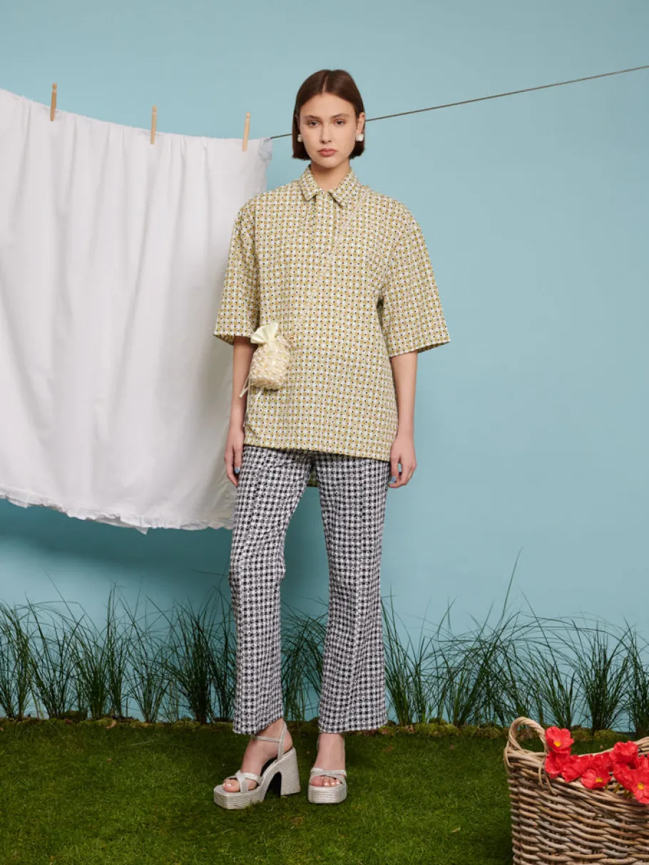 Sister Jane Evelyn Gingham Polo Shirt | Women Tops | Shirts