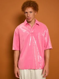 Sister Jane Evelyn Sequin Polo Shirt | Shirts