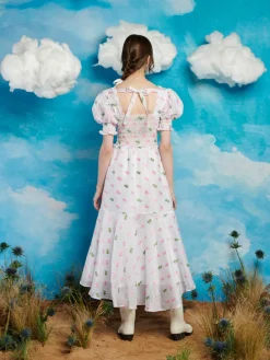 Sister Jane Folk Bow Jacquard Dress | Women Dresses
