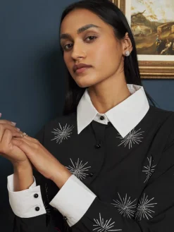 Sister Jane Galaxy Embroidered Shirt | Women Tops