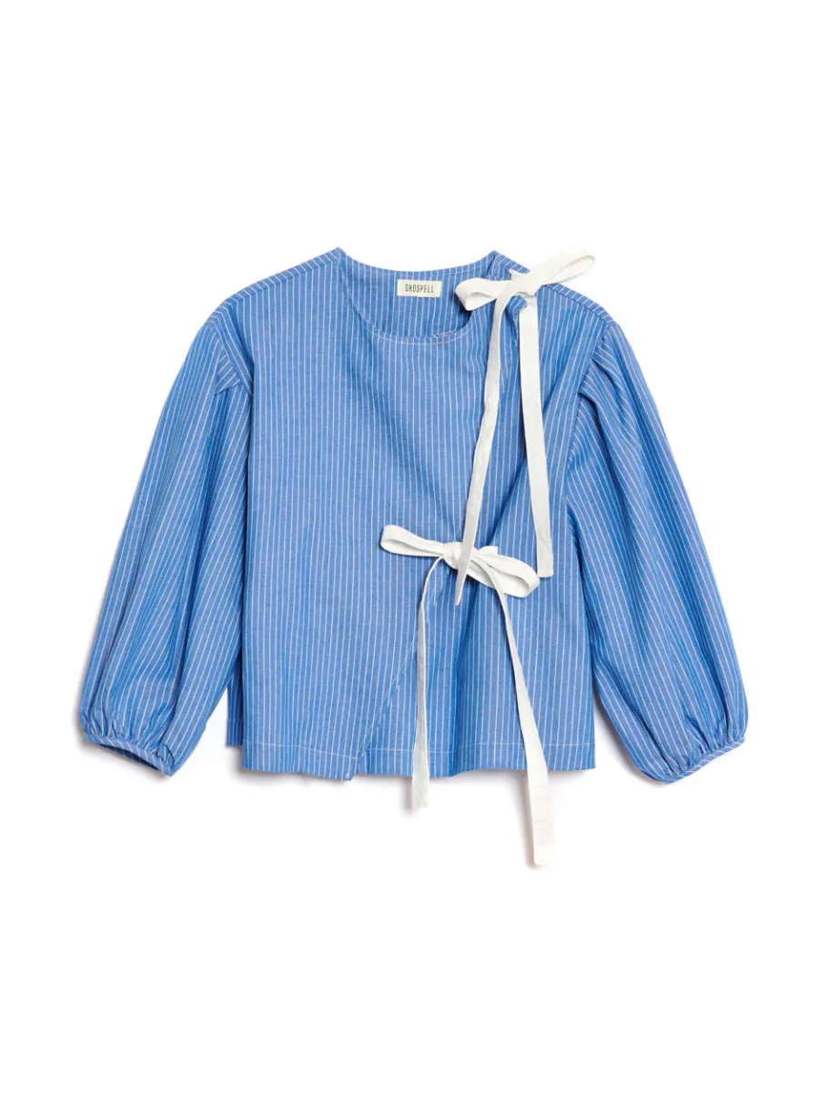 Sister Jane Ghospell Ace Stripe Wrap Top | Women Tops | Ghospell