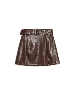 Sister Jane Ghospell Aila Faux Leather Mini Skirt | Women Bottoms | Ghospell