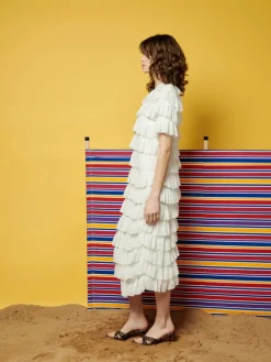 Sister Jane Ghospell  Angelica Ruffled Midi Dress | Women Dresses | Ghospell