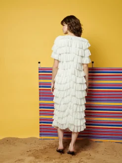 Sister Jane Ghospell  Angelica Ruffled Midi Dress | Women Dresses | Ghospell