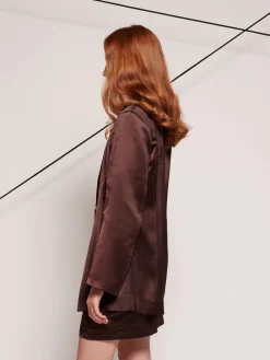 Sister Jane Ghospell Brenner Satin Blazer | Women Jackets | Ghospell