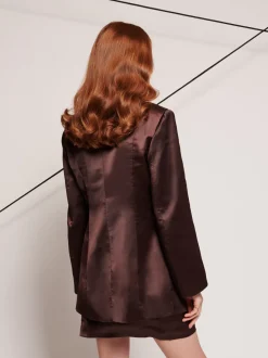 Sister Jane Ghospell Brenner Satin Blazer | Women Jackets | Ghospell
