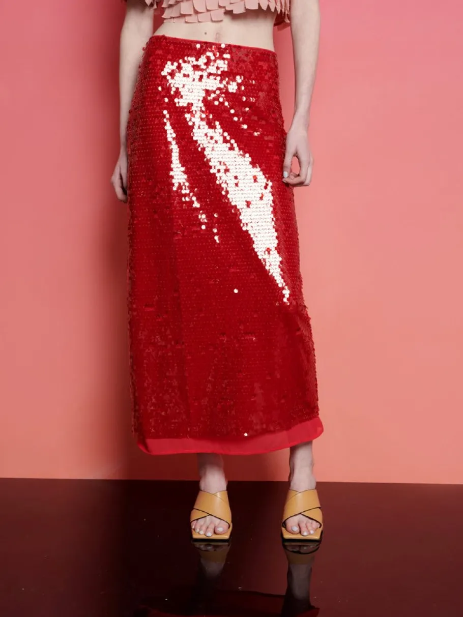 Sister Jane Ghospell Christina Sequin Midi Skirt | Women Bottoms | Ghospell