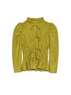Sister Jane Ghospell Dara Check Tie Top | Ghospell | Tops