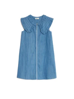 Sister Jane Ghospell Deborah Striped Denim Mini Dress | Women Dresses | Ghospell
