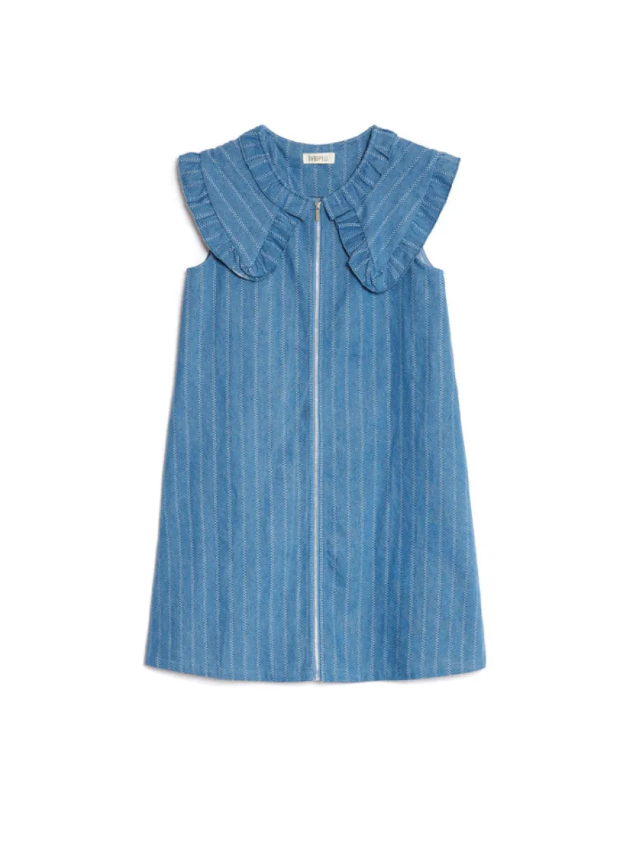 Sister Jane Ghospell Deborah Striped Denim Mini Dress | Women Dresses | Ghospell