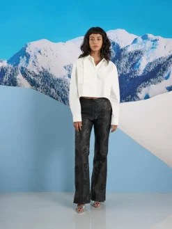 Sister Jane Ghospell  Domino Jacquard Trousers | Women Bottoms | Ghospell