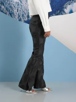 Sister Jane Ghospell  Domino Jacquard Trousers | Women Bottoms | Ghospell