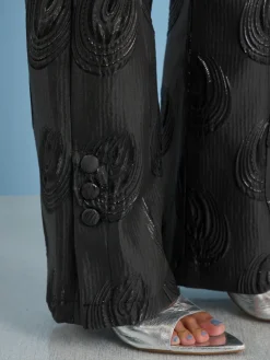 Sister Jane Ghospell  Domino Jacquard Trousers | Women Bottoms | Ghospell