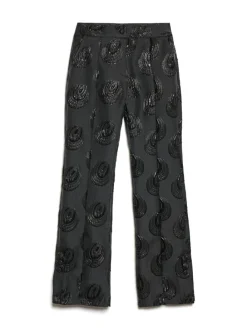 Sister Jane Ghospell  Domino Jacquard Trousers | Women Bottoms | Ghospell