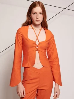 Sister Jane Ghospell Elm Tie Front Top | Women Tops | Ghospell