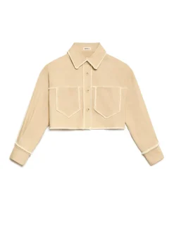 Sister Jane Ghospell Harper Frayed Crop Shirt | Ghospell | Tops