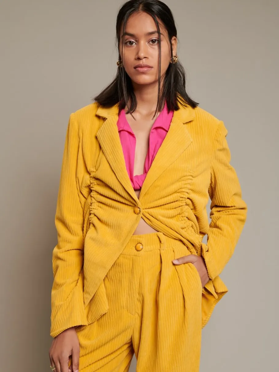 Sister Jane Ghospell Kiley Cord Drawstring Blazer | Women Jackets | Ghospell