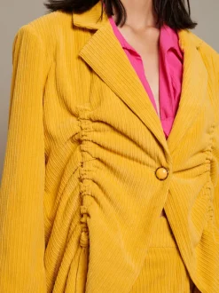 Sister Jane Ghospell Kiley Cord Drawstring Blazer | Women Jackets | Ghospell