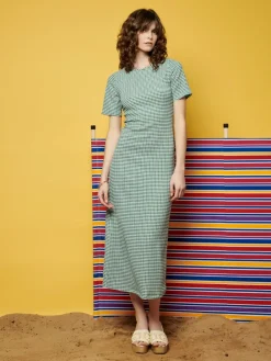 Sister Jane Ghospell  Leila Check Midi Dress | Women Dresses | Ghospell