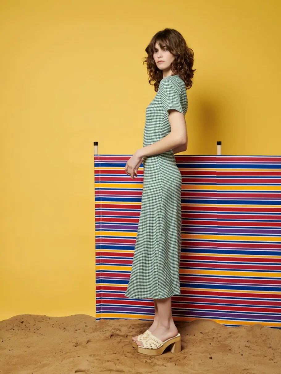 Sister Jane Ghospell Leila Check Midi Dress | Women Dresses | Ghospell