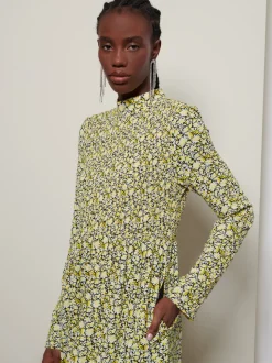 Sister Jane Ghospell Mari Floral Shirring Dress | Women Dresses | Ghospell