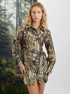 Sister Jane Ghospell Maxine Animal Wrap Dress | Ghospell | Dresses