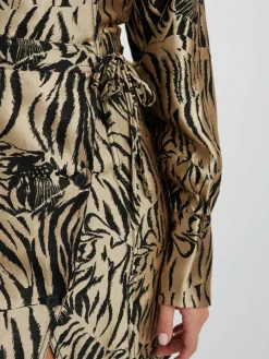 Sister Jane Ghospell Maxine Animal Wrap Dress | Ghospell | Dresses