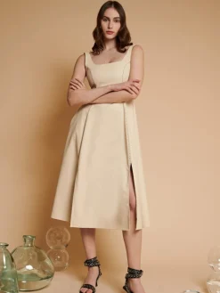 Sister Jane Ghospell Moira PU Sleeveless Dress | Women Dresses | Ghospell