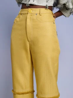 Sister Jane Ghospell Priya Fray Trousers | Women Bottoms | Ghospell