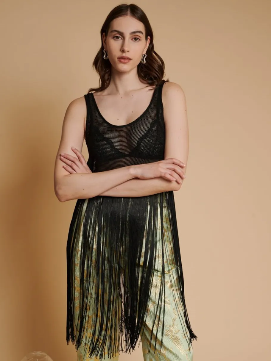 Sister Jane Ghospell Sadie Fringe Tank Top | Women Tops | Ghospell