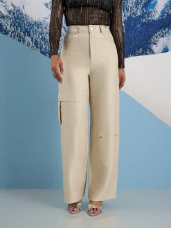 Sister Jane Ghospell  Suki Weave Cargo Trousers | Women Bottoms | Ghospell