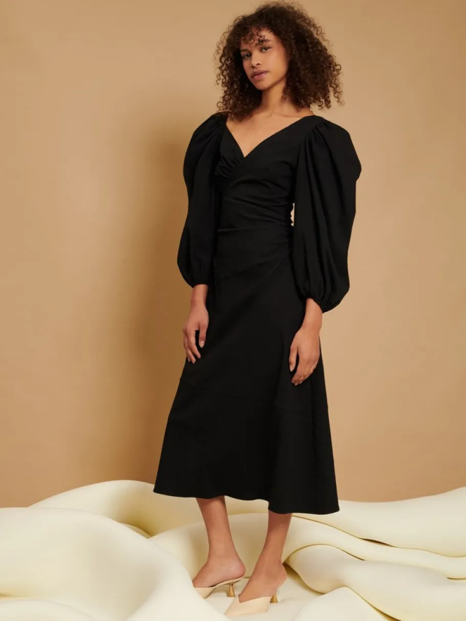Sister Jane Ghospell Tuli Ruched Midi Dress | Women Dresses | Ghospell