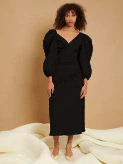 Sister Jane Ghospell Tuli Ruched Midi Dress | Women Dresses | Ghospell