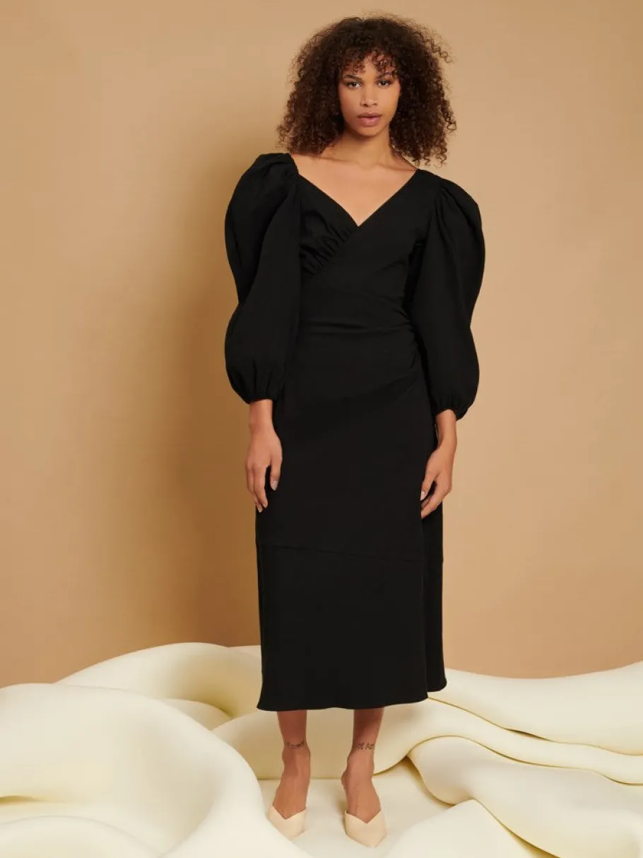 Sister Jane Ghospell Tuli Ruched Midi Dress | Women Dresses | Ghospell