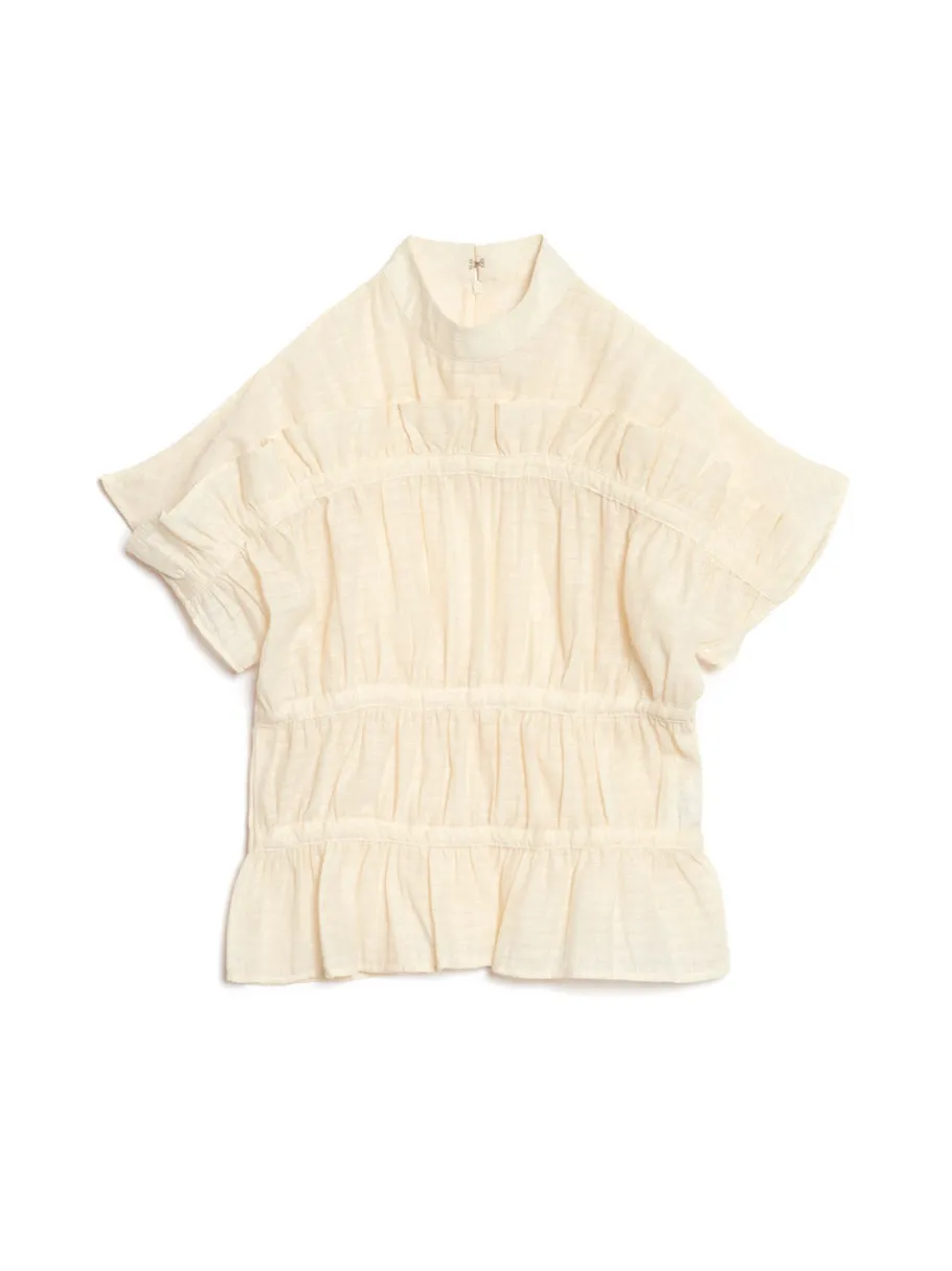 Sister Jane Ghospell Yasmin Ruched Top | Women Tops | Ghospell