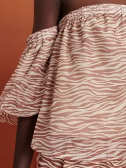Sister Jane Ghospell Zoya Zebra Bandeau Top | Women Tops | Ghospell