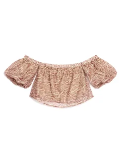 Sister Jane Ghospell Zoya Zebra Bandeau Top | Women Tops | Ghospell