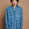 Sister Jane Honeycomb Denim Over Shirt | Women Tops | Shirts
