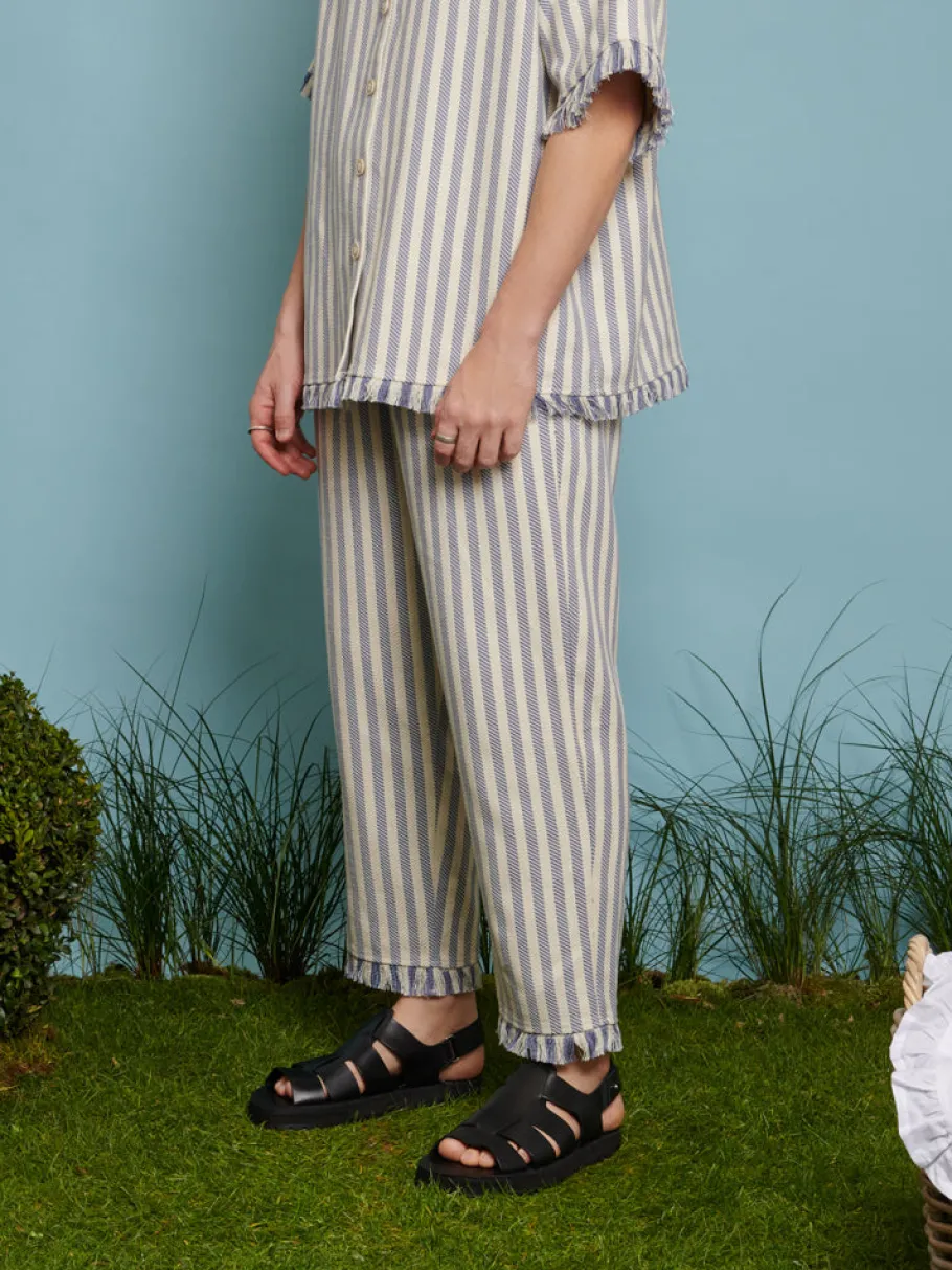 Sister Jane Layne Fray Stripe Trousers | Trousers