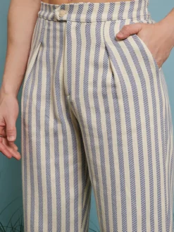 Sister Jane Layne Fray Stripe Trousers | Trousers