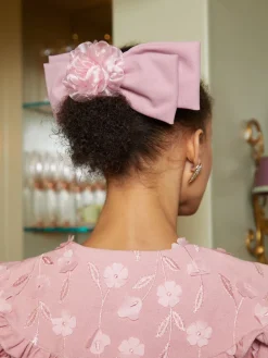 Sister Jane Mandevilla Rose Hair Bow | Women Accessories