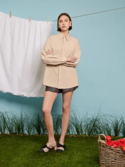 Sister Jane Penny Bow Embellished Shirt | Women Tops | Shirts