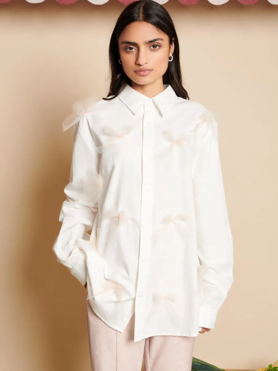 Sister Jane Penny Tulle Bow Shirt | Women Tops | Shirts