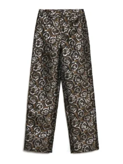 Sister Jane Rhythm Rose Jacquard Trousers | Women Bottoms