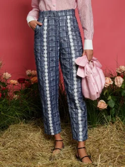 Sister Jane Rodeo Daisy Trimmed Trousers | Women Bottoms