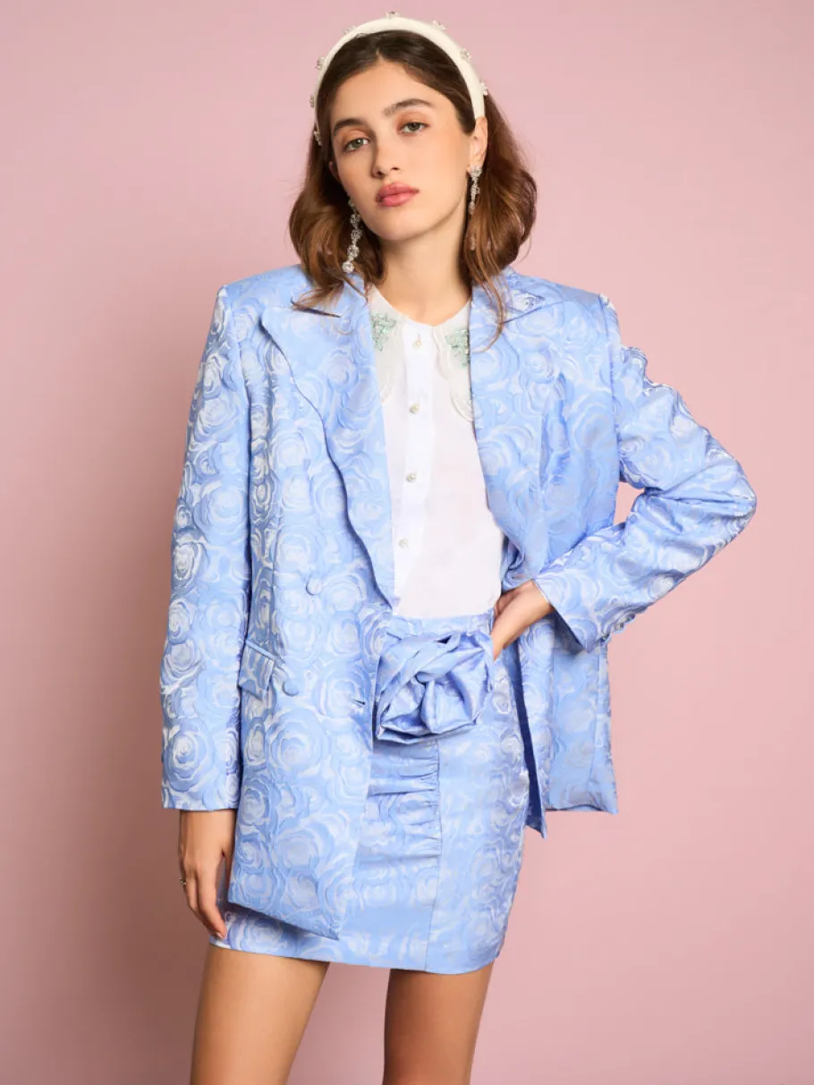 Sister Jane Sapphire Rose Jacquard Blazer | Women Jackets