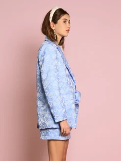 Sister Jane Sapphire Rose Jacquard Blazer | Women Jackets