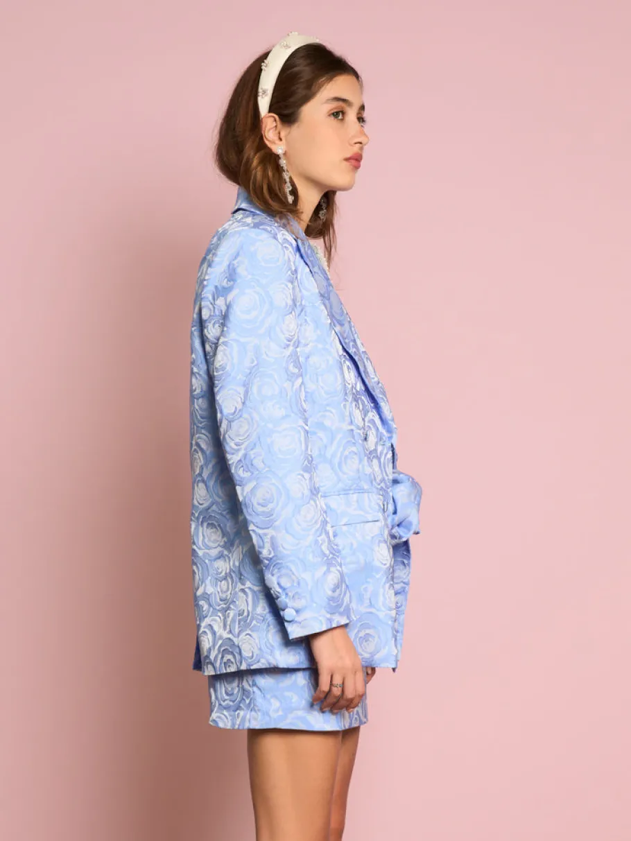 Sister Jane Sapphire Rose Jacquard Blazer | Women Jackets