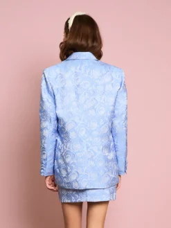 Sister Jane Sapphire Rose Jacquard Blazer | Women Jackets
