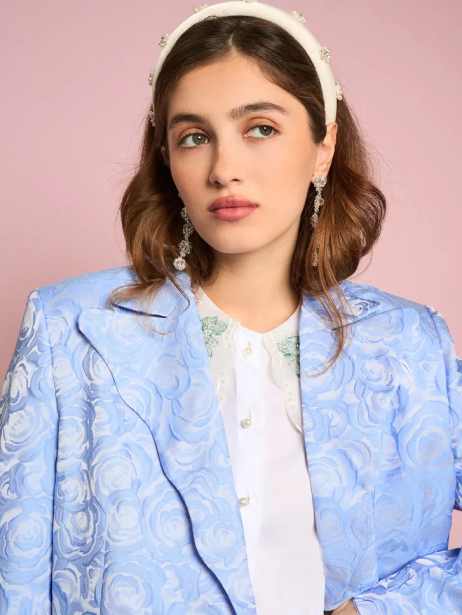 Sister Jane Sapphire Rose Jacquard Blazer | Women Jackets